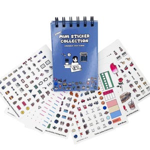 Sticker Collection Book: Compact Mini Planner Stickers - 1000+ Icons