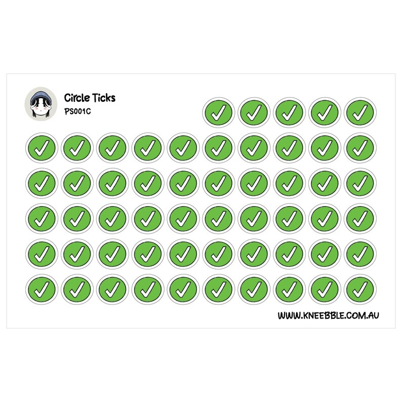 Planner Tick Stickers: Achievement Markers - Functional Task Labels - Etsy
