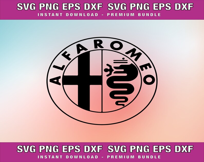 Alfa Romeo Car Logo Png Pdf Eps Dxf Svg Cricut Cut File - Etsy Australia