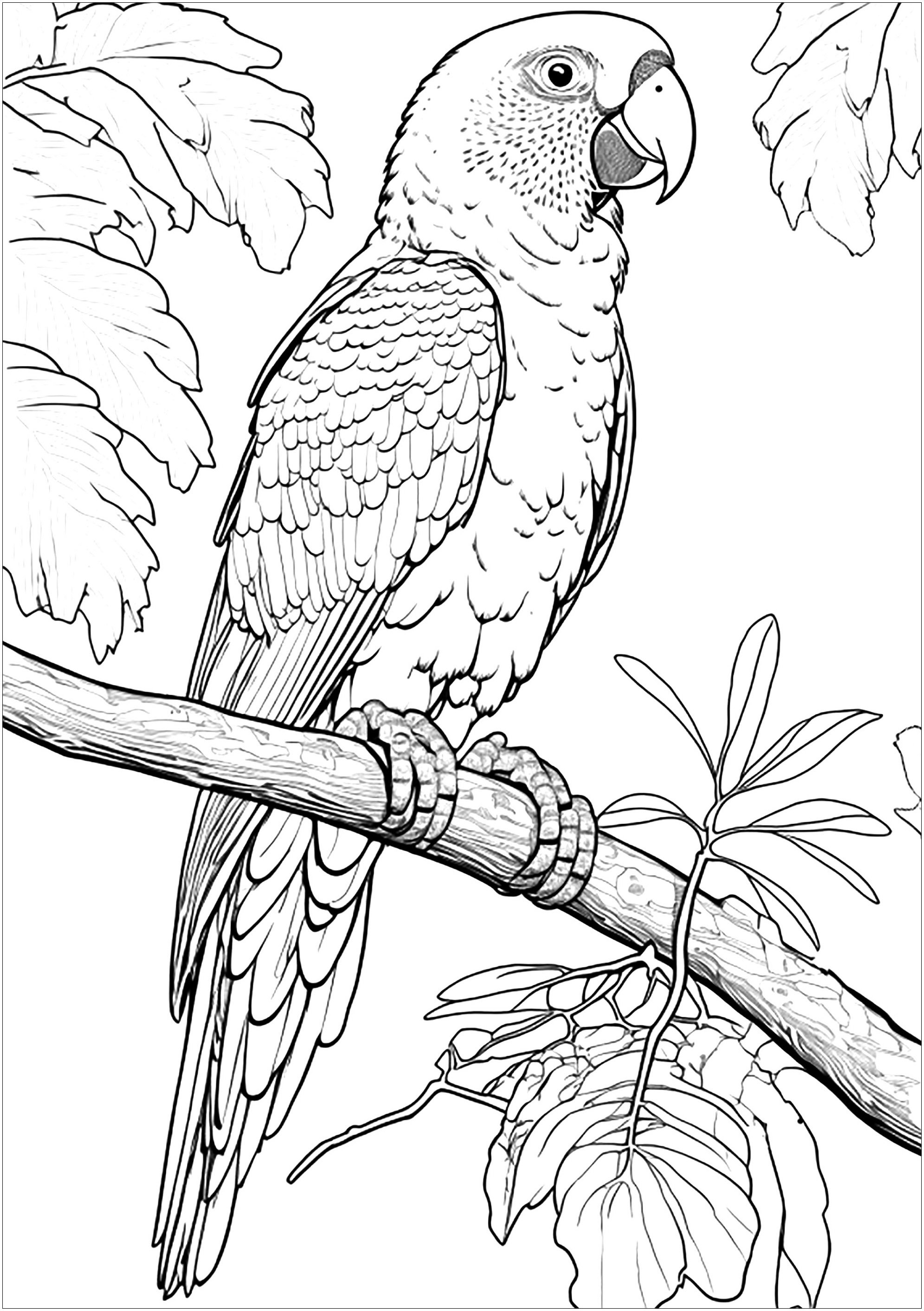 10 Different Types of Birds Coloring Pages Etsy