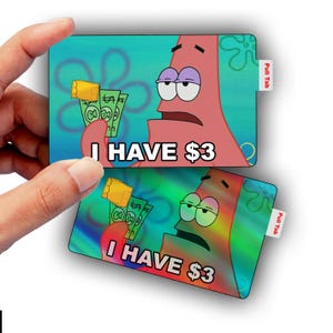 SpongeBob 3 Dollar Meme Credit Card Skin