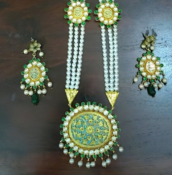 Rani Haar Thewa Art 23 K Gold Original Gold Jewellery Thewa
