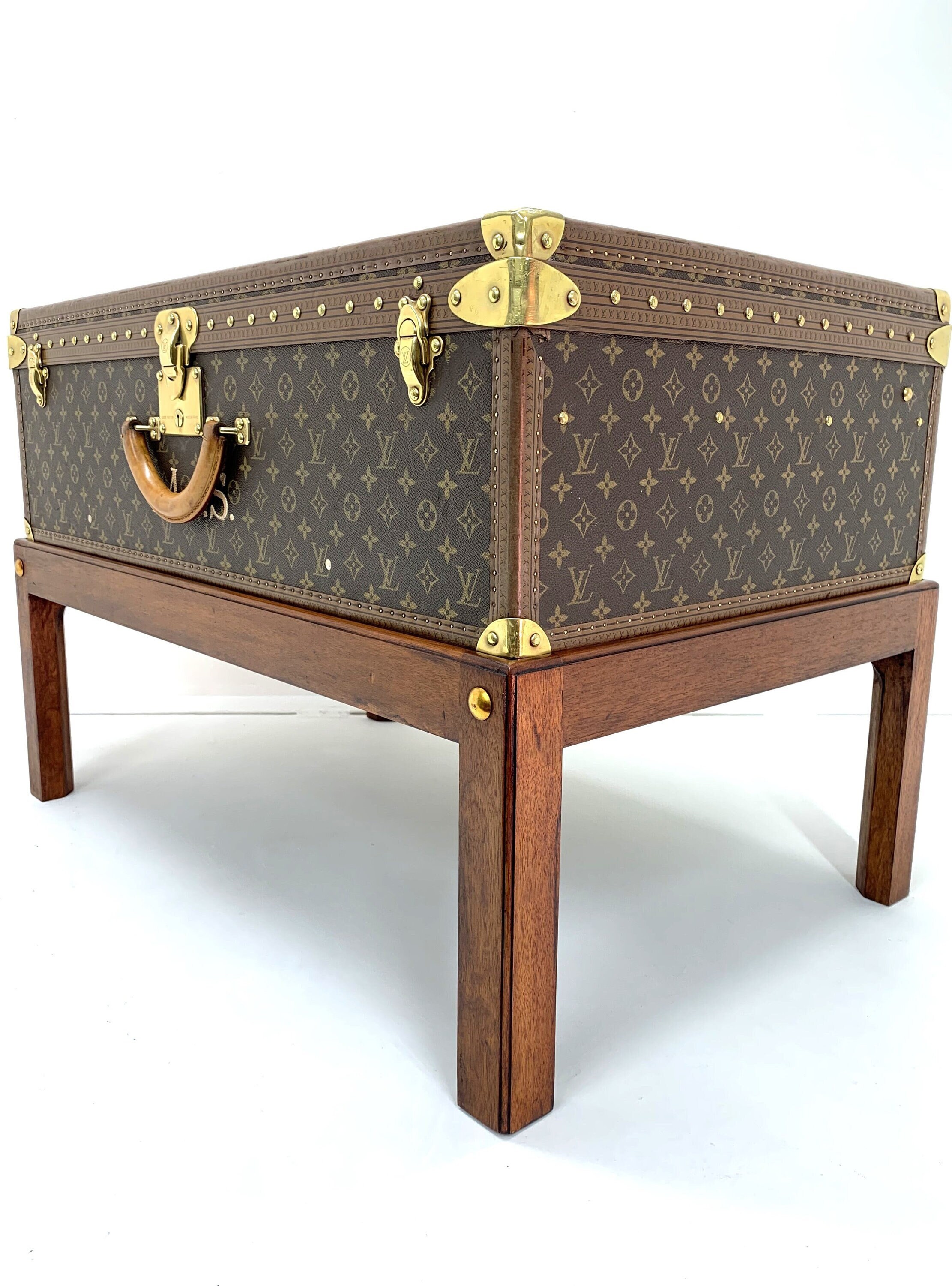 louis vuitton metal trunk