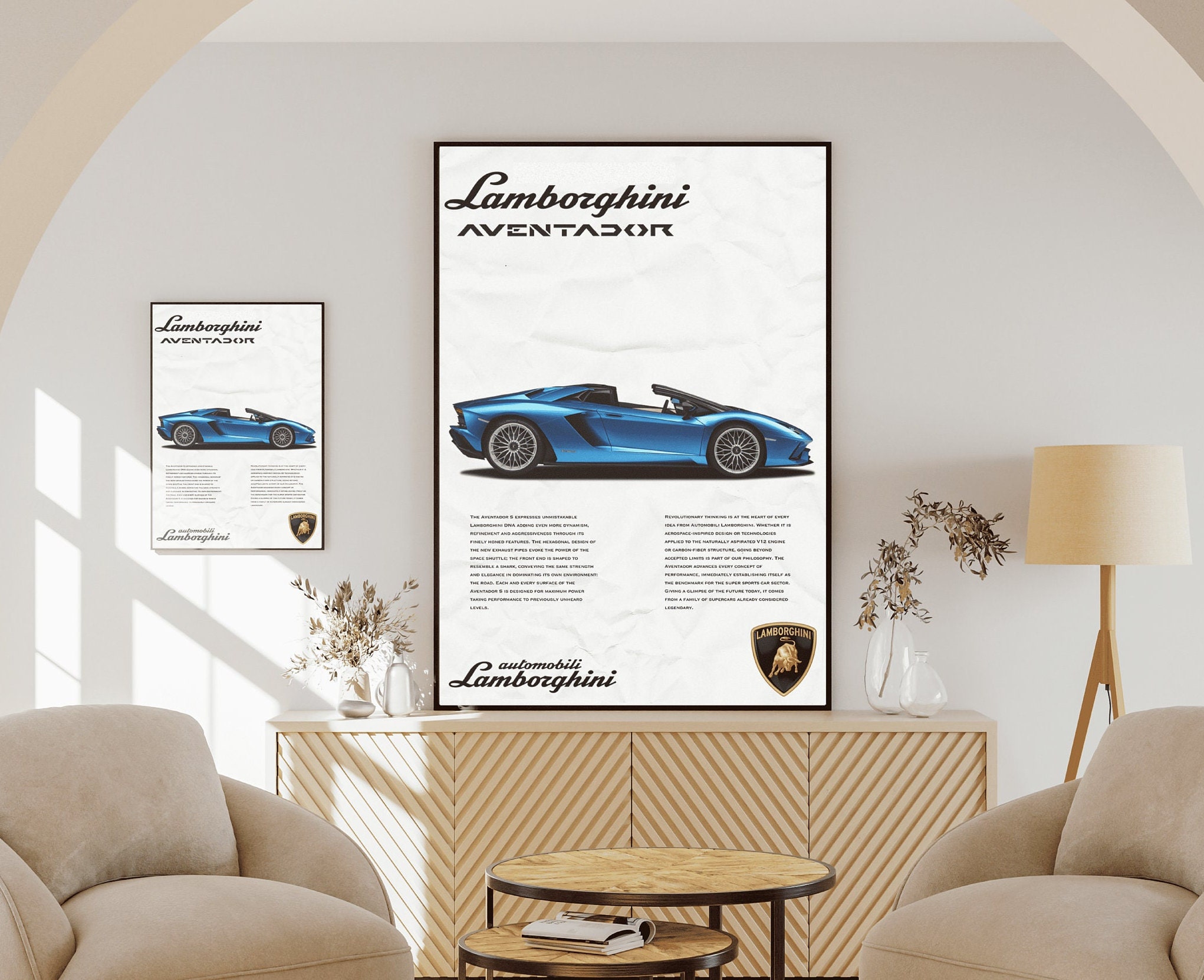 Lamborghini Aventador Printable Poster - Etsy