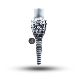 Orc Hookah Filter Shisha Tobacco Smoke Mouth Tip Pipe 925 Silver