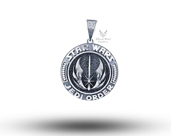 Star Wars Jedi Order 925 Sterling Silver Pendant