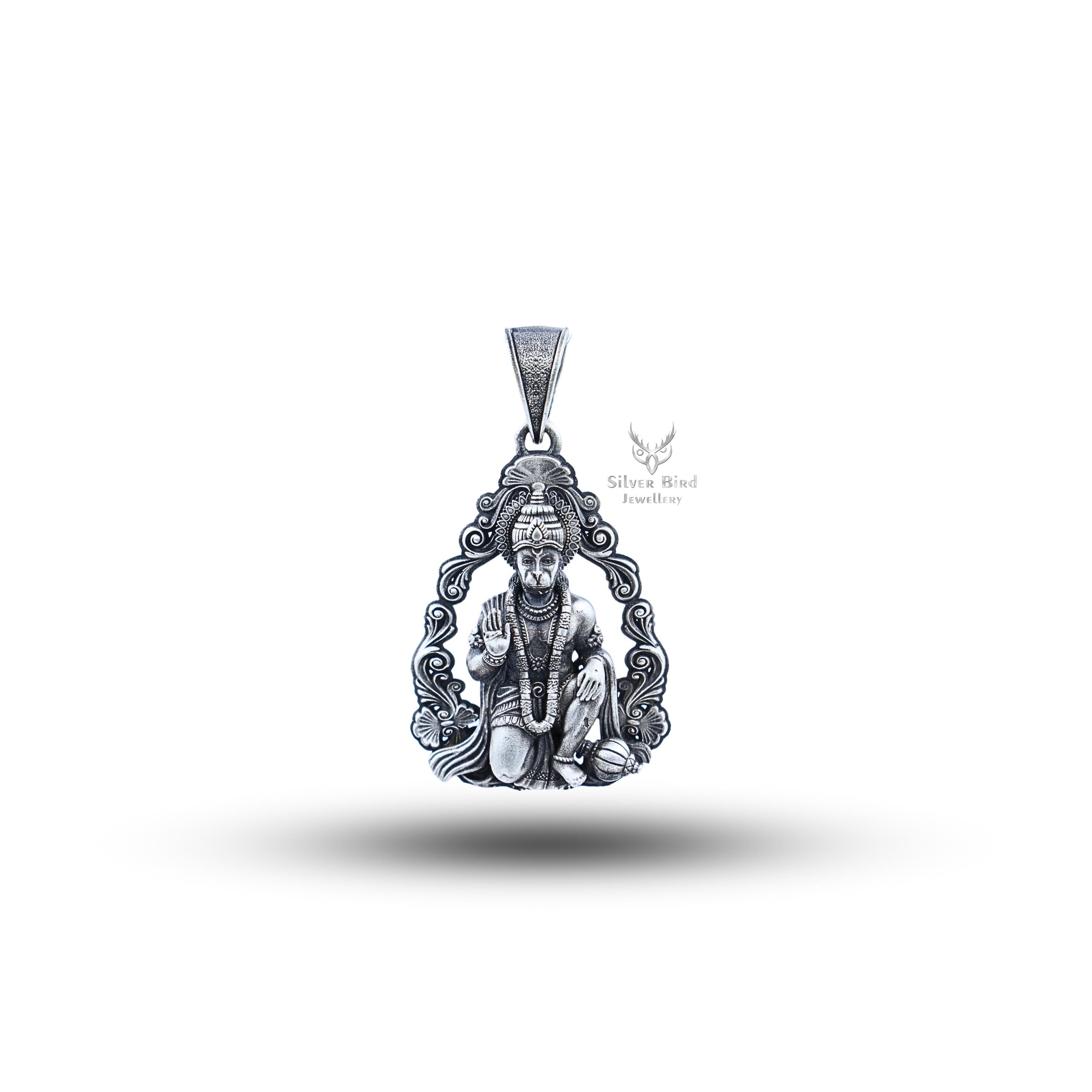 HanumanJi 925 Sterling Silver Pendant