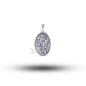 Grim Reaper and Life Angel 925 Sterling Silver Pendant