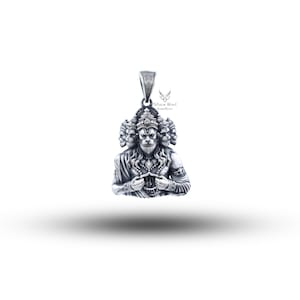 Panchmukhi Hanuman 925 sterling silver Pendant