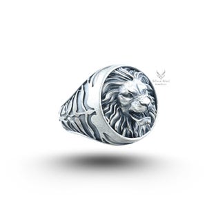 Roaring Lion 925 Sterling Silver Ring