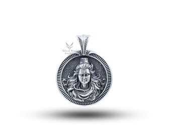 Lord Shiva Pendant in 925 Sterling Silver Pendant