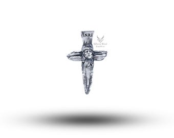 Jesus on Cross 925 Sterling Silver Pendant