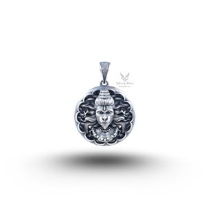 Evil Protector God Hanuman Hinduism 925 Sterling Silver Pendant