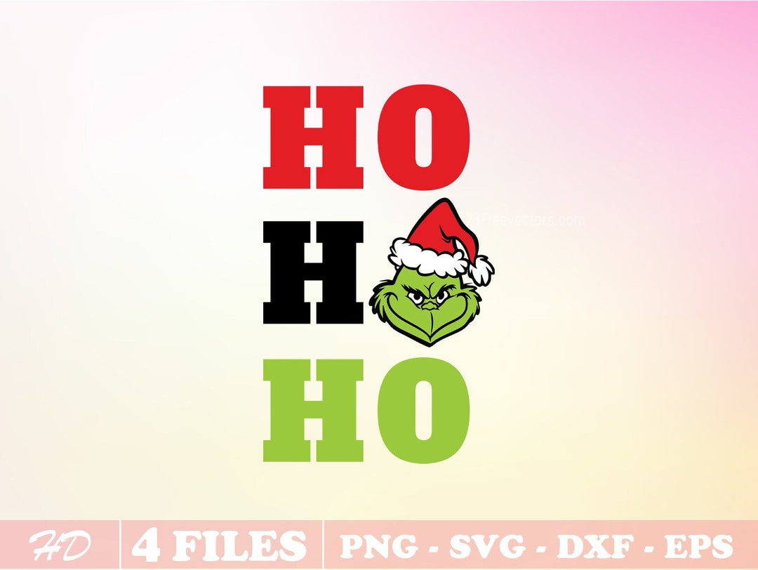 Hohoho Svg Layered Item, Ho Ho Ho Clipart, Cricut Digital Vector Cut