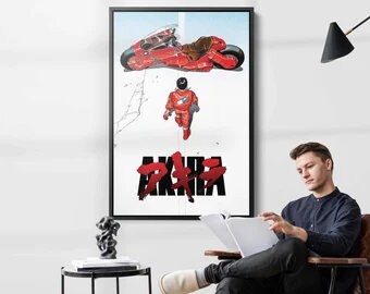 Akira Plakat Japońska Manga Anime Wisząca na ścianie Malarstwo do salonu Jakość filmu Wydruk