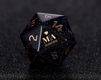 Personalized Wedding Dice - Wedding Dice Set, Custom Dice Gifts, Dungeons and Dragons, Board Game Dice, Gamer Wedding Gift