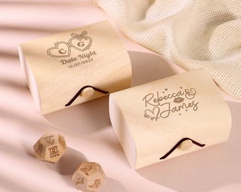 Date Night Dice Set - Anniversary Gifts, Valentine's Day Gift, Gift for Couples, Food Decision Dice, Date Night Ideas