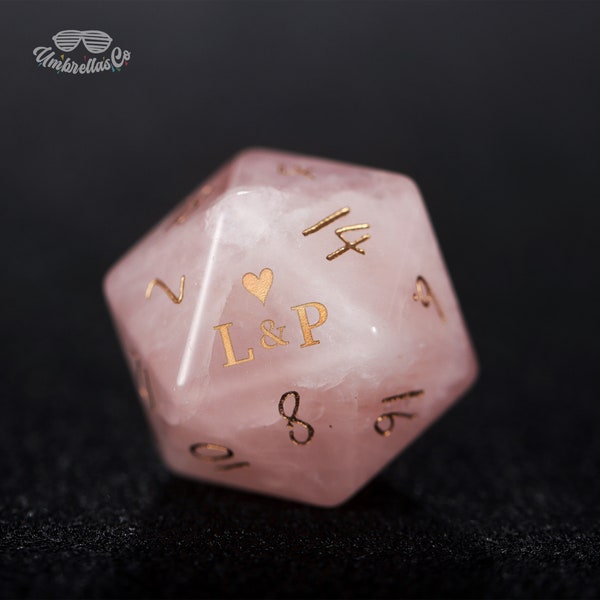 Personalized Wedding Dice - Custom Dnd Dice Set, Personalised Dnd Gifts, Dungeons and Dragons, Board Game Dice, Gamer Wedding Gift