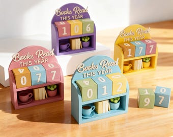 Rastreador de libros impreso en 3D: decoración de lectura divertida y funcional