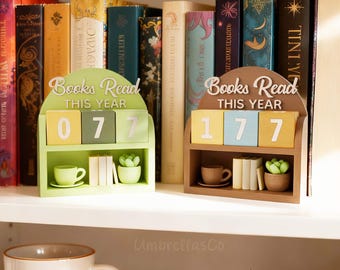 Rastreador de libros impreso en 3D: decoración de lectura divertida y funcional