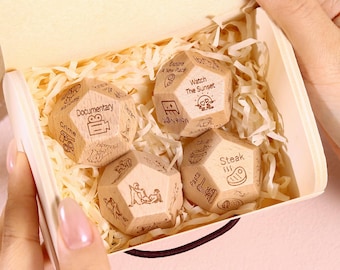 Date Dice Set - Couple Dices, Date Night Ideas, Valentines Day Gift