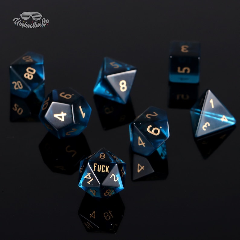 Custom Dice - Custom Dnd Dice Set, Personalised Dnd Gifts, Dungeons and Dragons, Board Game Dice, Gamer Wedding Gift image 7