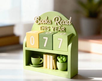 Estantería con mostrador impresa en 3D: sigue tu lectura con estilo