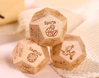 Personalized Date Night Dice - Gift for Couples, Date Night Gifts, Date Night Ideas, Valentines Day Gift, Position Dice