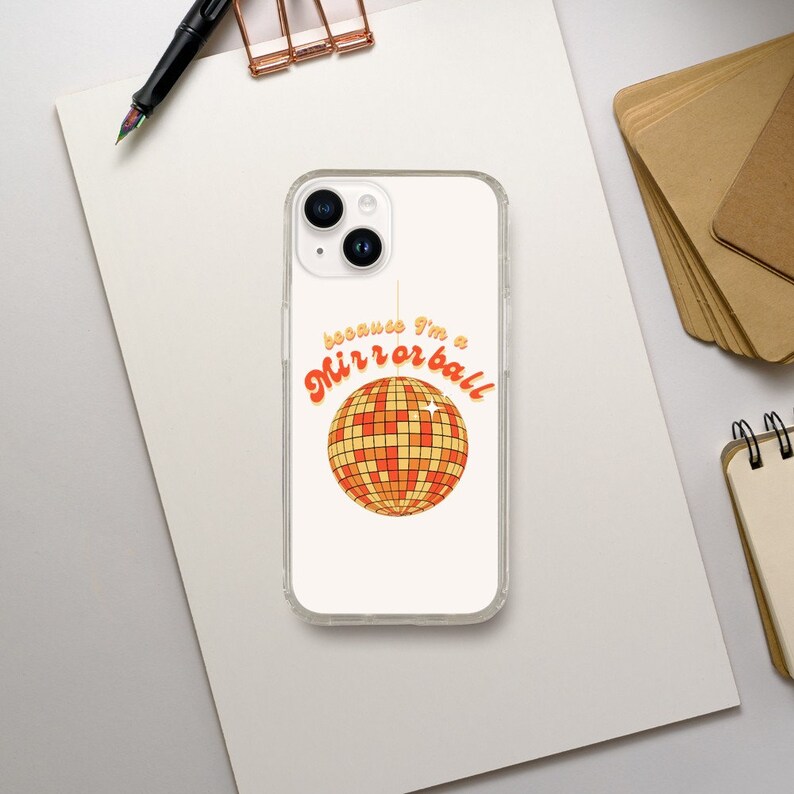 Taylor Swift Mirrorball Folklore Clear Phone Case Iphone Etsy