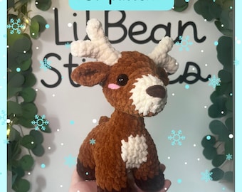 Patrón de crochet de cervatillo: Rudolph Amigurumi (Patrón PDF)