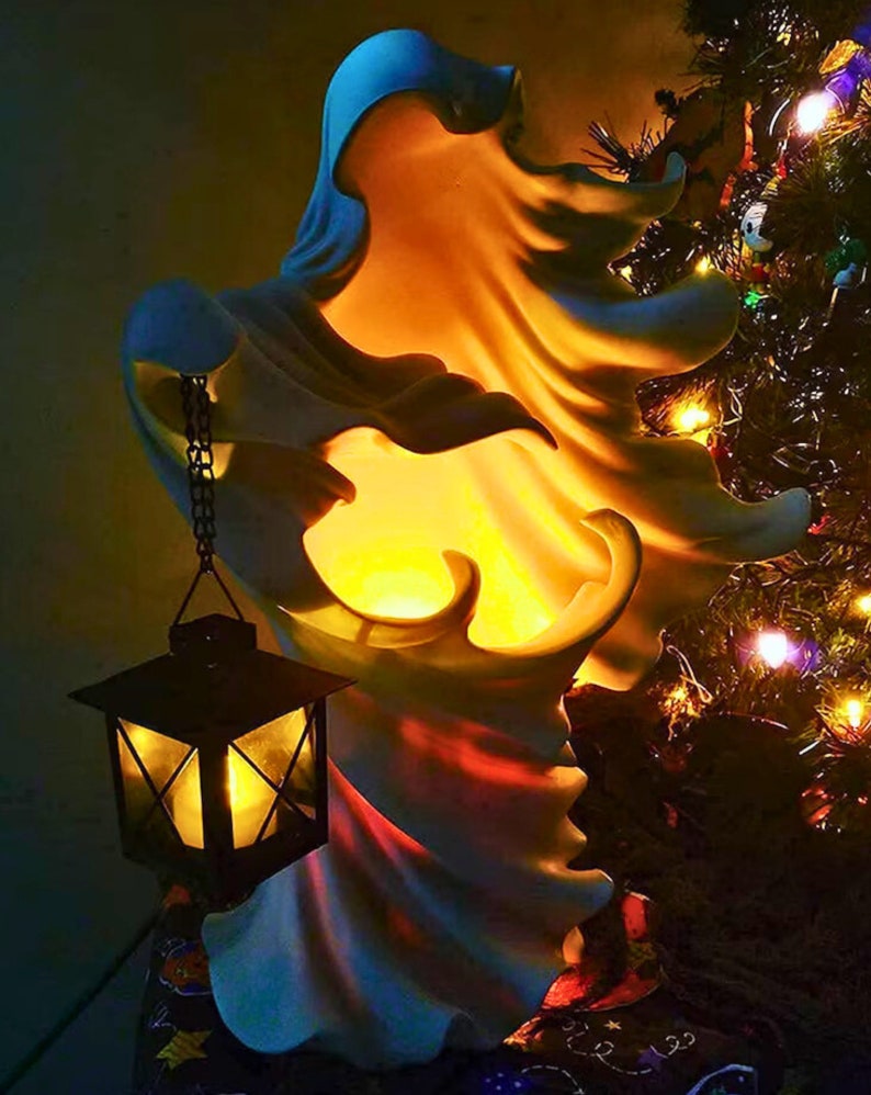 Ghost Lamp Halloween Decor Halloween Decorations Halloween image 4
