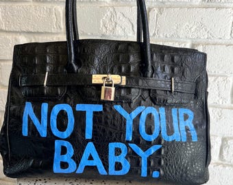 Sonique Saturday House you Fake Like This Birkin Bling Bag Etsy