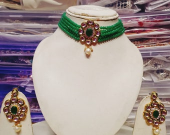 Indian Kundan Choker, Indian Jewelry, Bollywood Jewelry, Pakistani Jewelry, Indian Wedding Necklace, Bridal Choker, Kundan Necklace, Choker