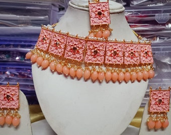 Indian Kundan Choker, Indian Jewelry, Bollywood Jewelry, Pakistani Jewelry, Indian Wedding Necklace, Bridal Choker, Kundan Necklace, Choker