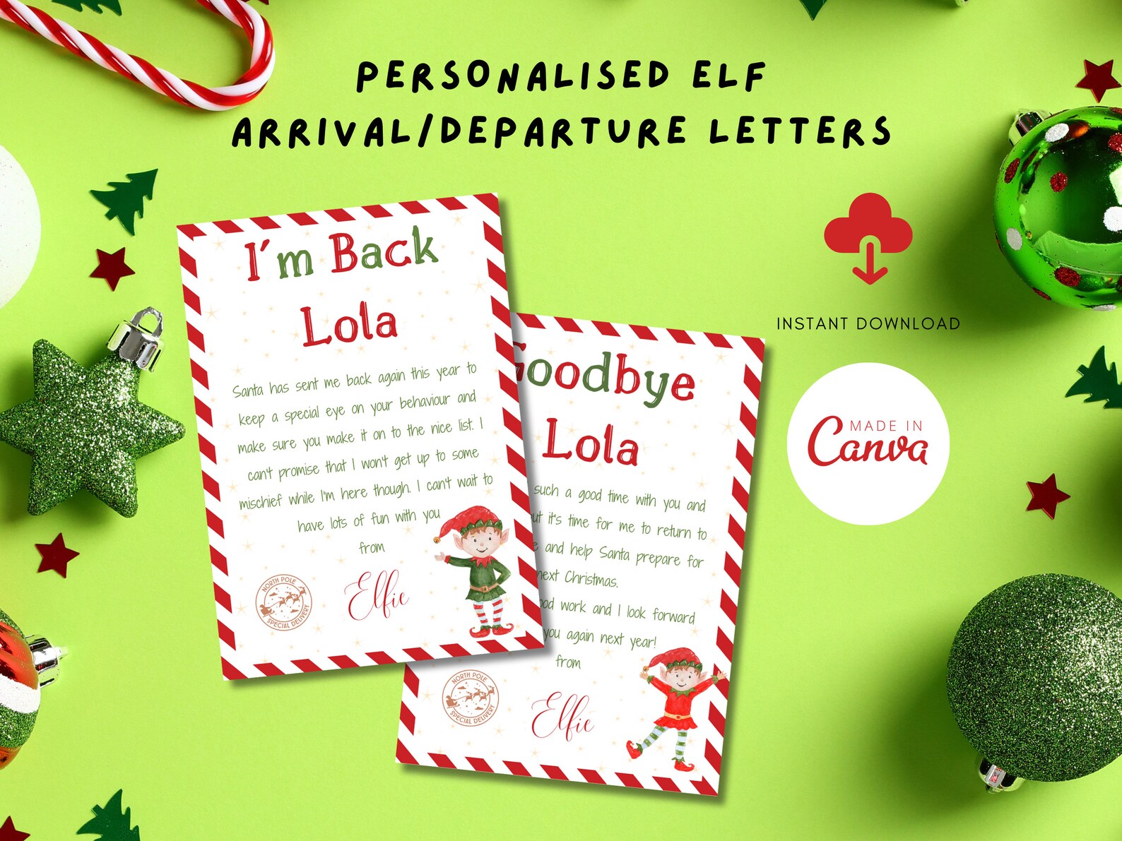 Editable Elf Arrival Letter Elf Letter Elf Elf Arrival