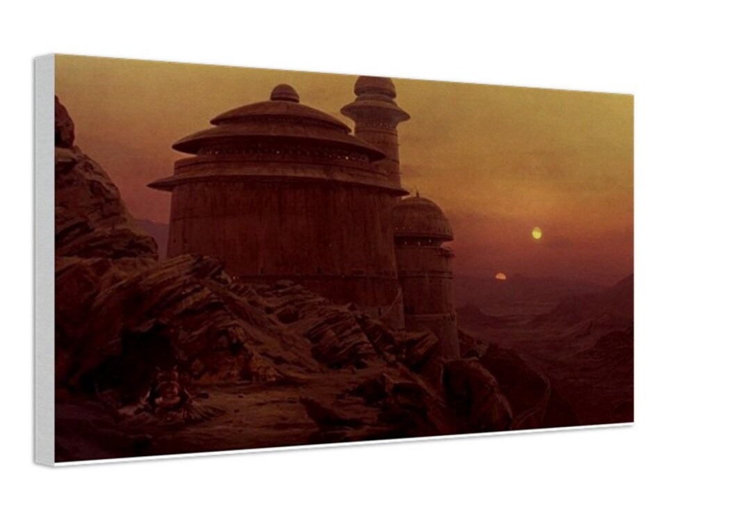 Jabba the Hutt Tatooine Star Wars Palace Canvas 30x60 Cm - Etsy