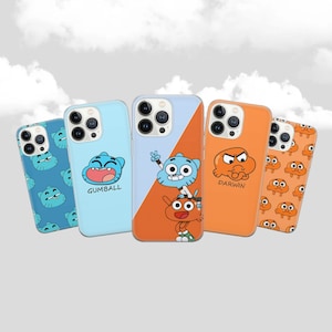 Gumball Coque de portable Gumball Coque de portable pour iPhone 14, 13, 12, 11 Pro, Xs, Xr, 7, 8+, SE, Samsung S22, S21, S20, S10, Huawei P30