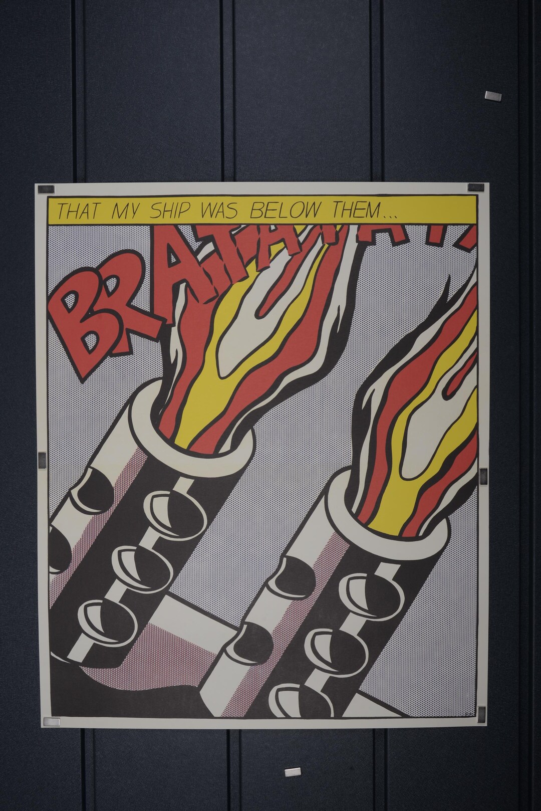 ロイ・リキテンスタイン「As I Opened Fire」三連画：ヴィンテージ