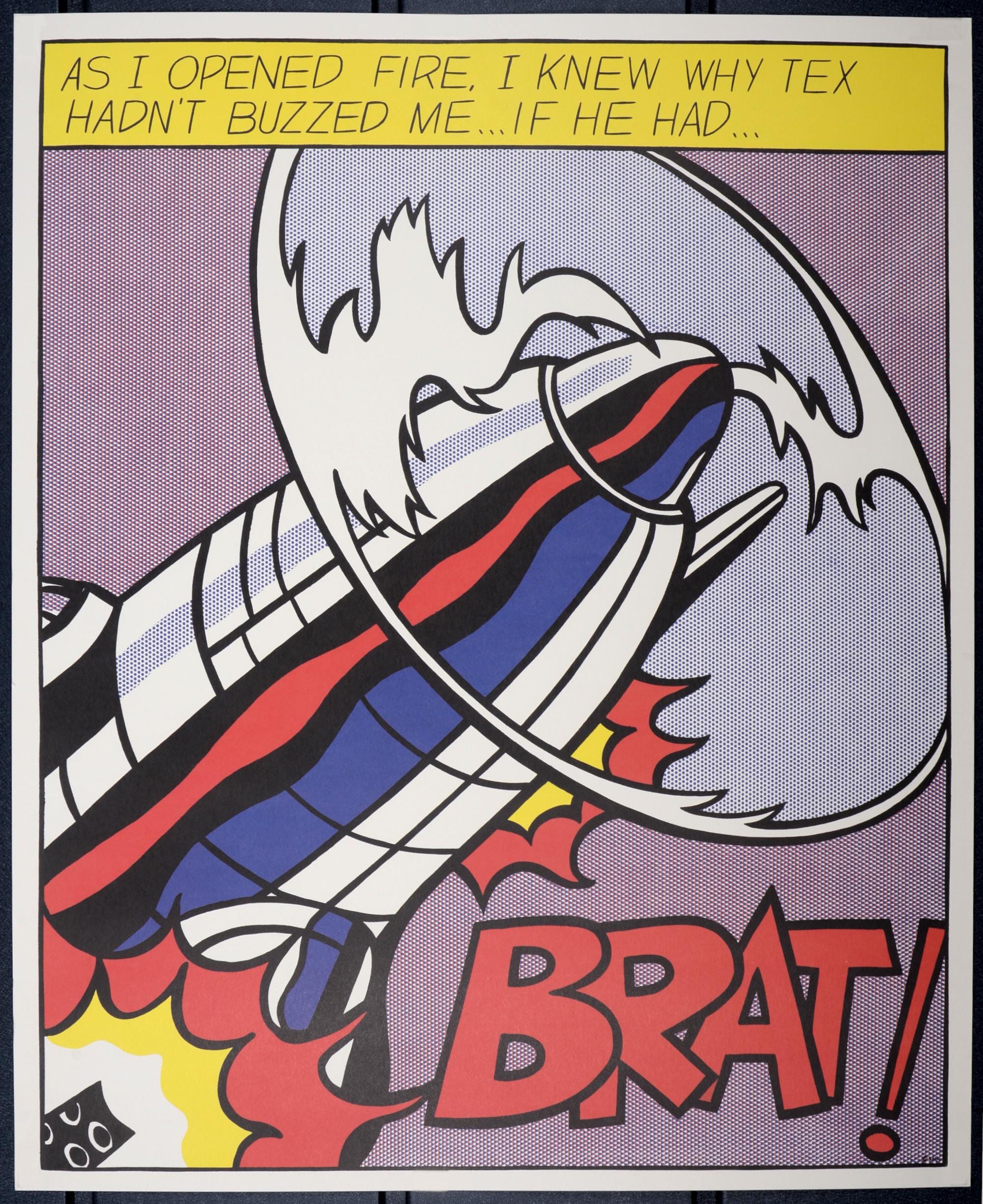 ロイ・リキテンスタイン「As I Opened Fire」三連画：ヴィンテージ
