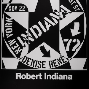 Robert Indiana, Galerie Denise René, 1972