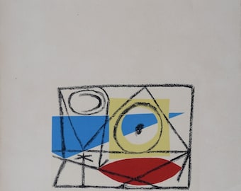 ピカソ ヴィンテージ プリント 1955 オリジナル ブック プレート「牧神