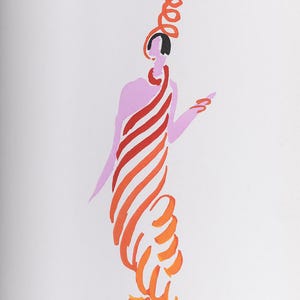 Sonia Delaunay (after) – Costumes, 1969 – Pochoir Print – Jacomet – Tableaux Vivants – Art Deco – Limited Edition