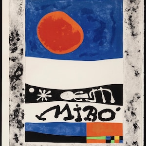 Joan Miró (1893–1983) Exposition d&#39;œuvres récentes, 1953 – Original Signed Lithograph