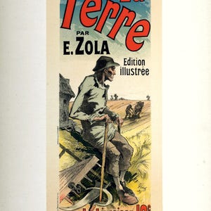 Jules Chéret – &quot;La Terre&quot;, 1897 – Original Lithograph – Plate #69 from Les Maîtres de l’Affiche – Vintage French Poster Art