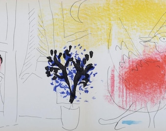 又々値下げ！シャガール：リトグラフ「アクロバット」 又々値下げ！シャガール：リトグラフ「アクロバット」 - メルカリ