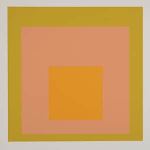 Josef Albers (After) &#39;Homage to the Square (D)&#39; Silkscreen Print, 1971