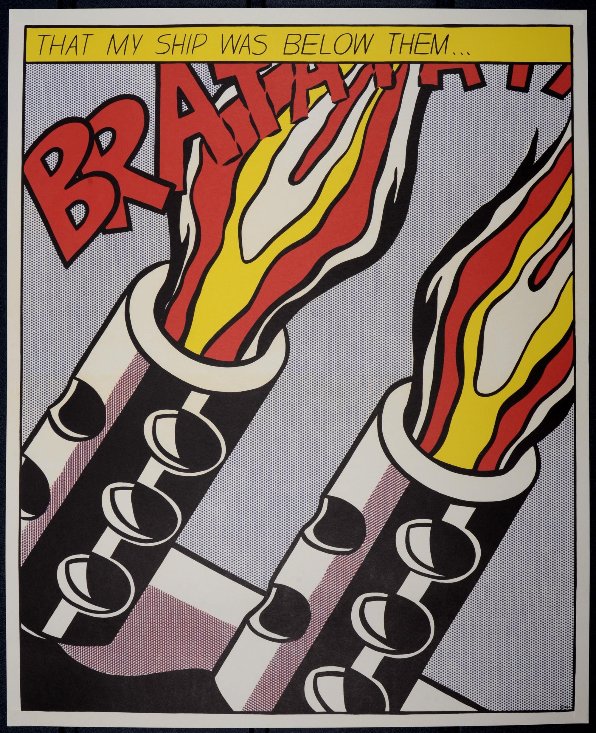 ロイ・リキテンスタイン「As I Opened Fire」三連画：ヴィンテージ