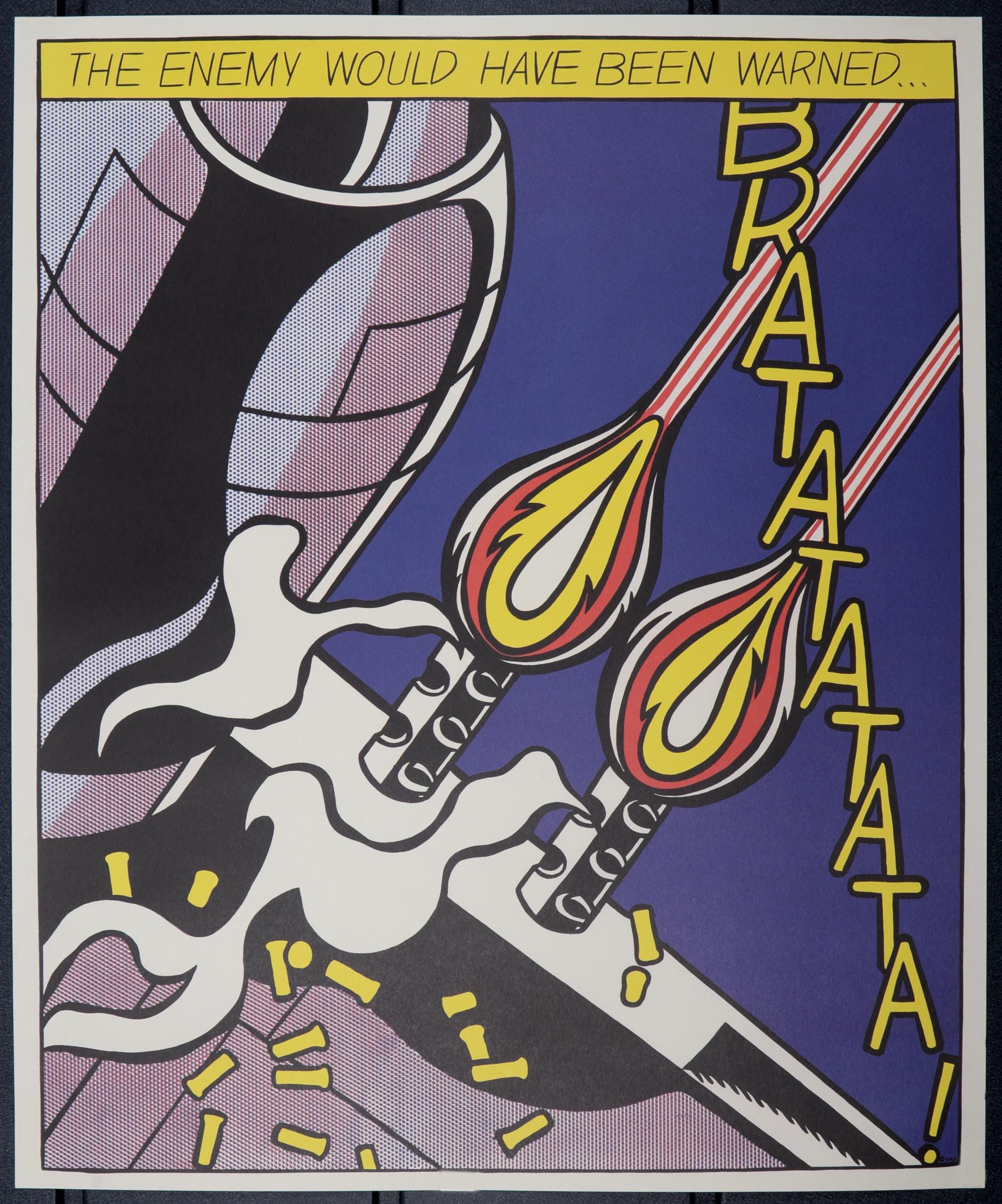 ロイ・リキテンスタイン「As I Opened Fire」三連画：ヴィンテージ