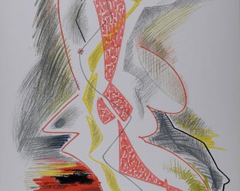 André Masson Exhibition Poster: Vintage Surrealist Art, Mourlot Paris