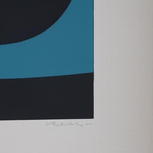 Vasarely El Llano Screenprint: Signed Op Art, 1956 Limited Edition image 4